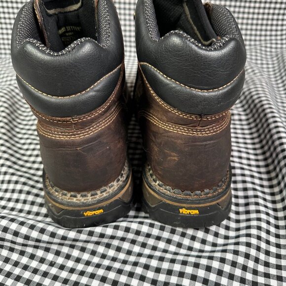 Irish Setter Work Boots Womens 10 Steel Toe Brown Heavy Waterproof Leather 83200 - Picture 4 of 7